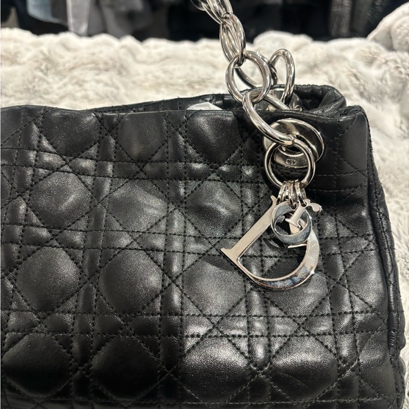 Dior Vintage 2007 Black Cannage Soft East/ West Lady Dior - Picture 4 of 16